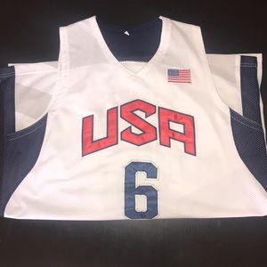 TEAM USA 2012 LEBRON JAMES JERSEY